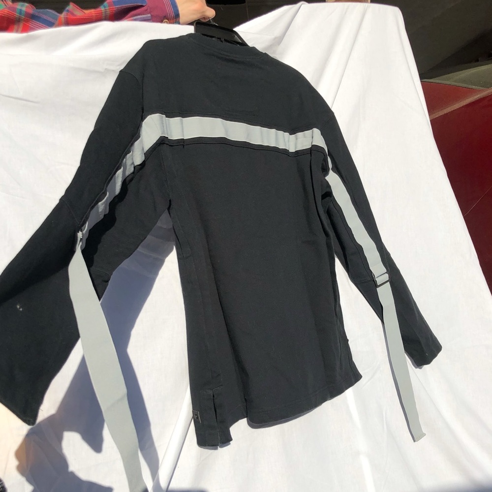 Black/Grey taped long sleeve shirt